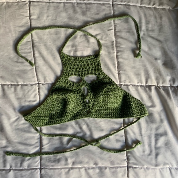 Handmade Crochet Top - Picture 3 of 4